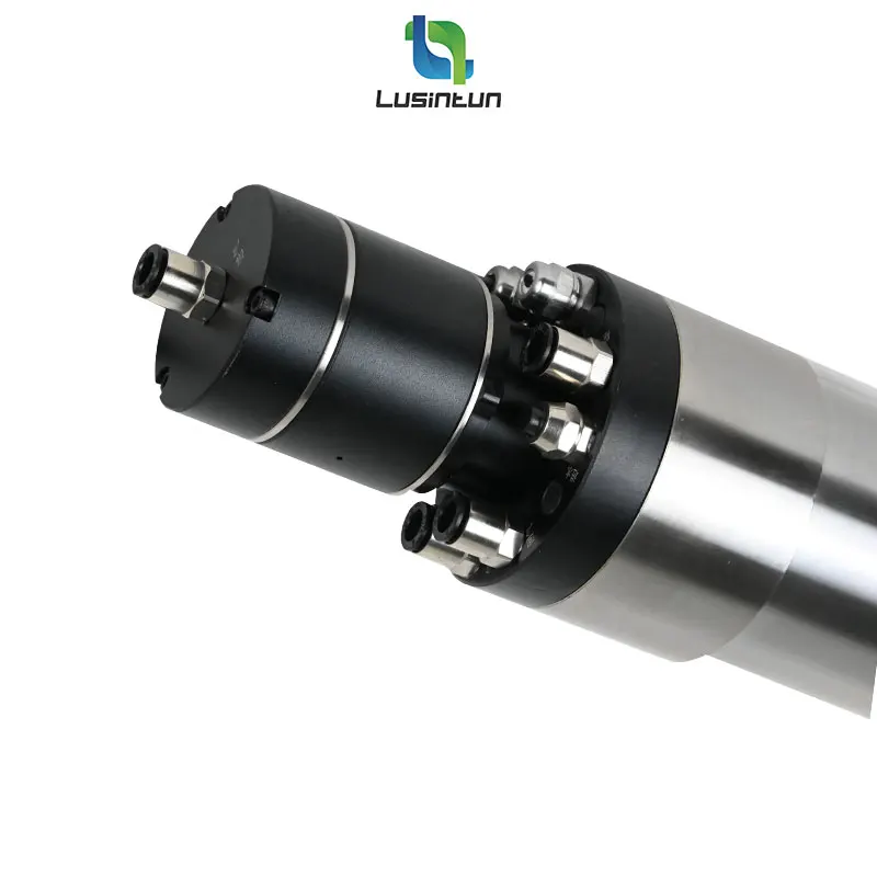 2.2KW ISO20 Automatic Tool Change spindle motor ATC water cooled spindle  220V 380V diameter 80mm for metal cutting