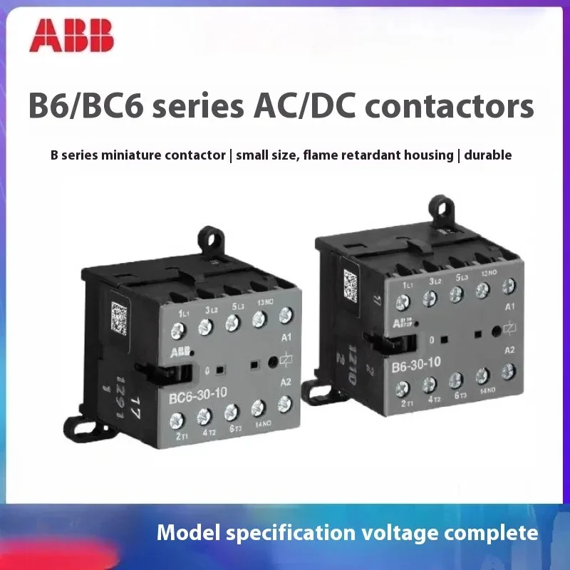 Original ABB AC Contactor B6-30-10 B6-30-01 B7-30-10 DC BC6-30-10 BC6-30-01 BC7-30-10 BC7-30-01 VB7-30-01 B7-40-00 B6-40-00