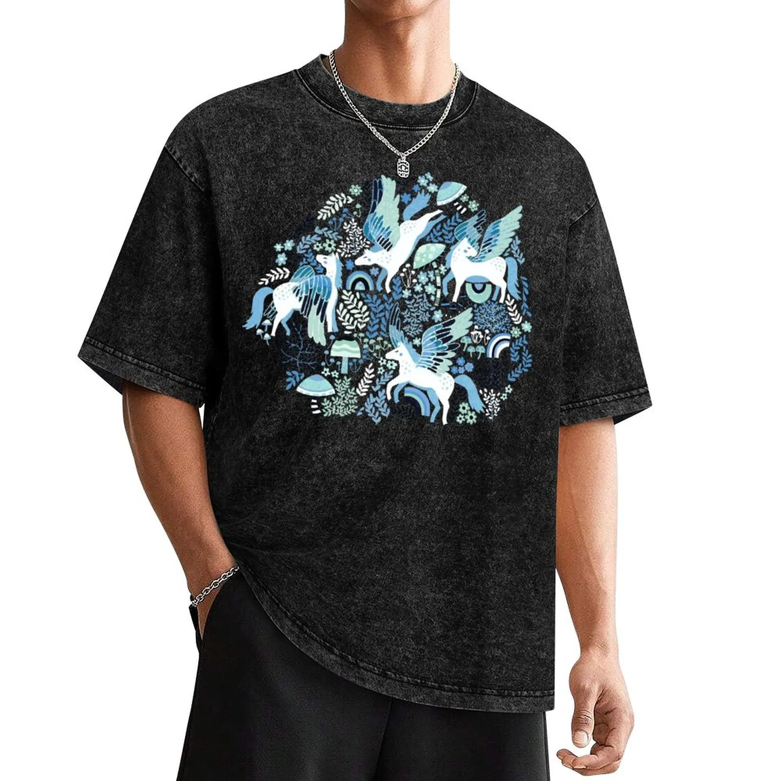 

Pegasi Blues T-Shirt kawaii clothes summer clothes t shirt men