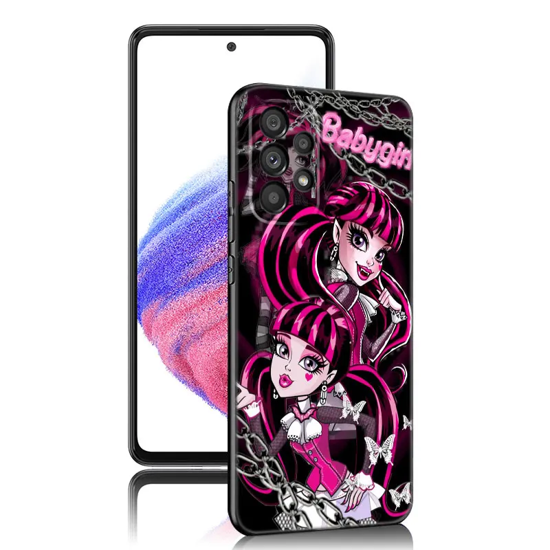 Monsters High Anime Phone Case For Samsung Galaxy A21 A30 A50 A52 S A13 A22 A32 4G A33 A53 A73 5G A12 A23 A31 A51 A70 A71 A72