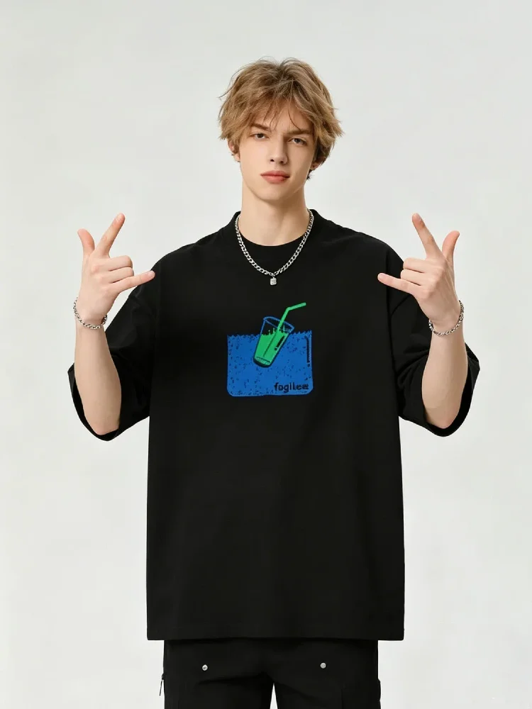 FOG X 11EZAT Unisex Minimalist Crew-Neck Short-Sleeve T-Shirt Streetwear Summer 2026 New Collection