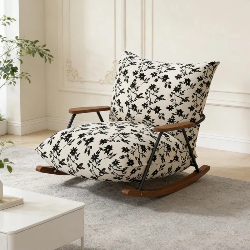 

Customer's favorite lazy sofa comfortably fills rocking chair ergonomic family entertainment area