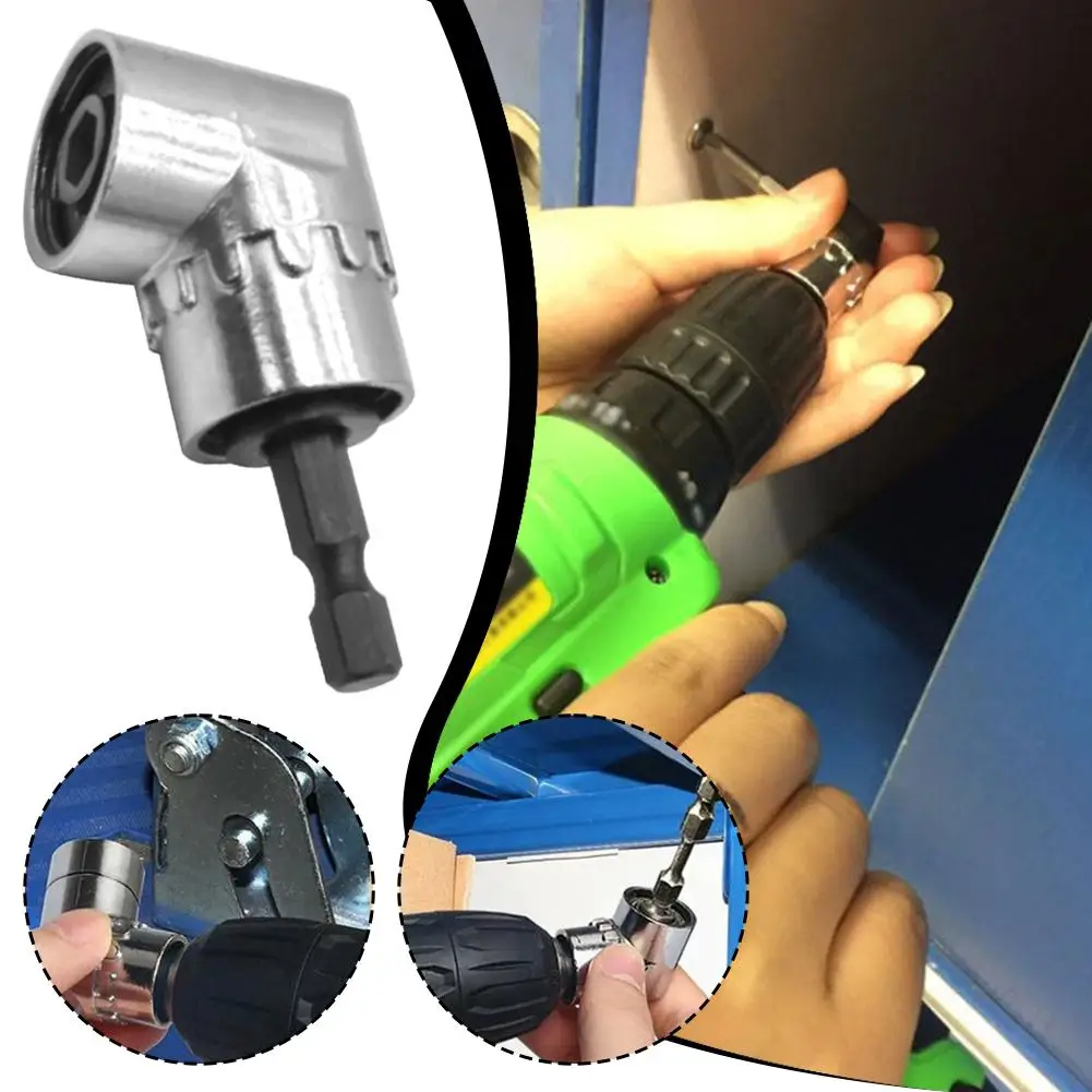

105 Degree Right Angle Drill Adapter Flexible Shaft Extension Bit For Screwdriver Hand Tools Magnetic Bit Socket Power Dril H8T4