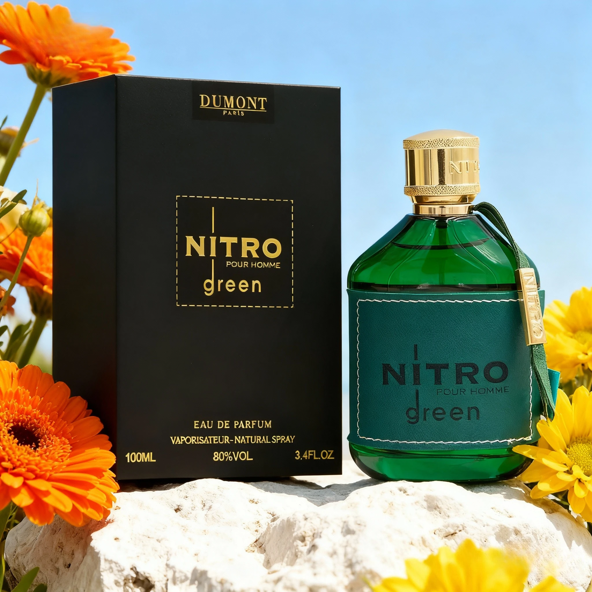 ong Lasting Nitro Green Perfume For Men 100ml Fresh Fragrance Eau De Toilette Daily Cologne Gift Set Masculine Scent