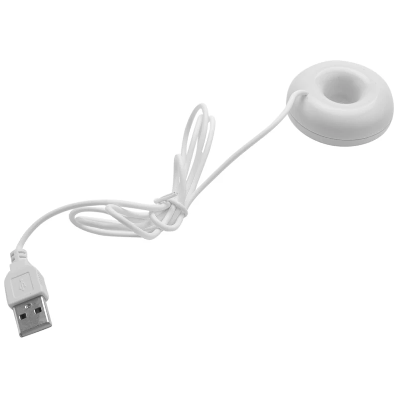 Увлажнитель воздуха с белым пончиком, usb, настольный мини-увлажнитель, портативный креативный очиститель воздуха, белый