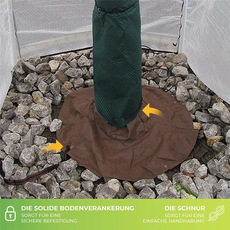LICE-Winter Palm Tree Root Protector, Brown, Winter Constant Temperature Protection Bag Landscape Tree Root Thermal Cover Durabl
