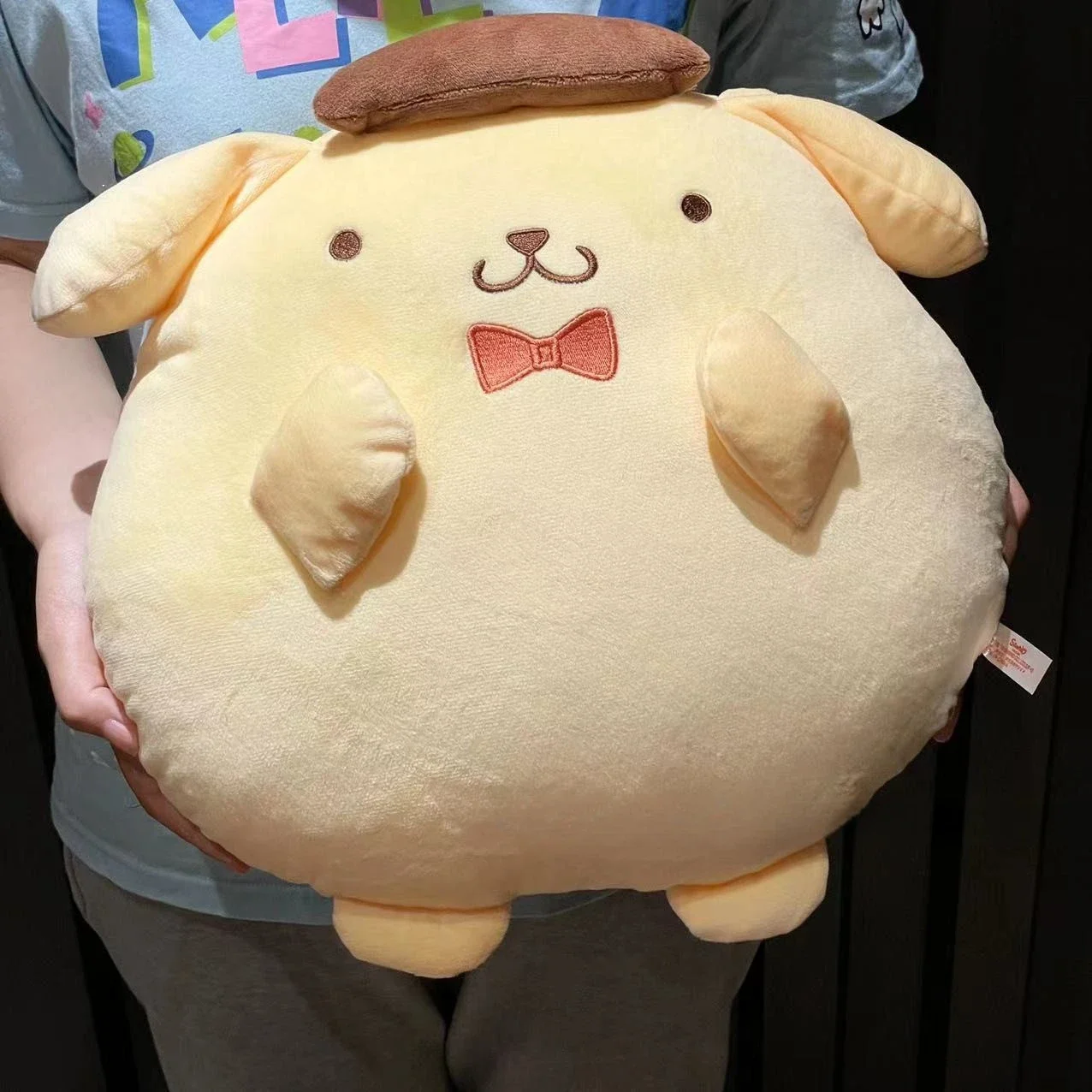 Sanrio Pom Pom Purin Pop Zacht Gevulde Anime Gele Hond Knuffels Japanse Stijl Schattige Knuffel Slaapbank Home Decor Kerstcadeaus