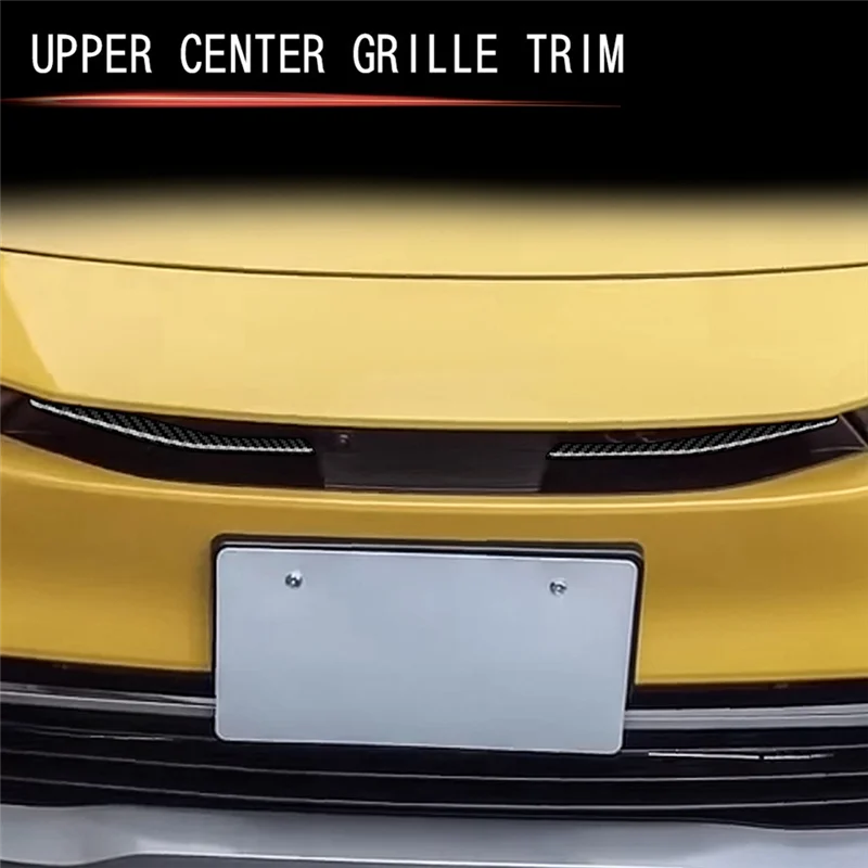 

2Pcs Front Bumper Upper Grill Moulding Cover Trim Car Styling For Toyota Prius 60 Series 2022-2023