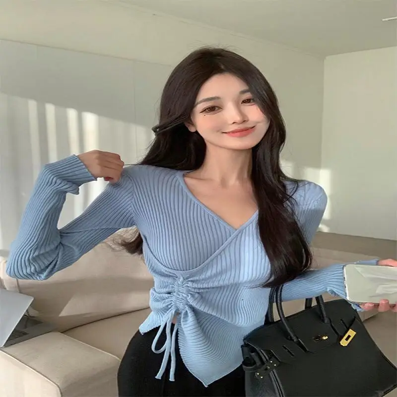 

Горячая осень и зима Kawaii модный свитер с героями мультфильмов для отдыха женская одежда топы студенческий базовый слой с длинными рукавами новый стиль