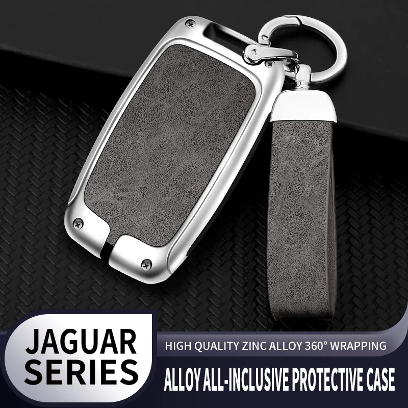 Autoschlüsselhülle für Land Rover Range Rover Sport Evoque Freelander Jaguar XJ XE XJL XF Schutzhülle mit Schlüsselanhänger. – Detail 7