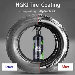 S22 Black Car Tire Blackening Ceramic Coating Spray Liquid Refurbishing Agent Auto Washing  Accessories Spraying Wax Clean