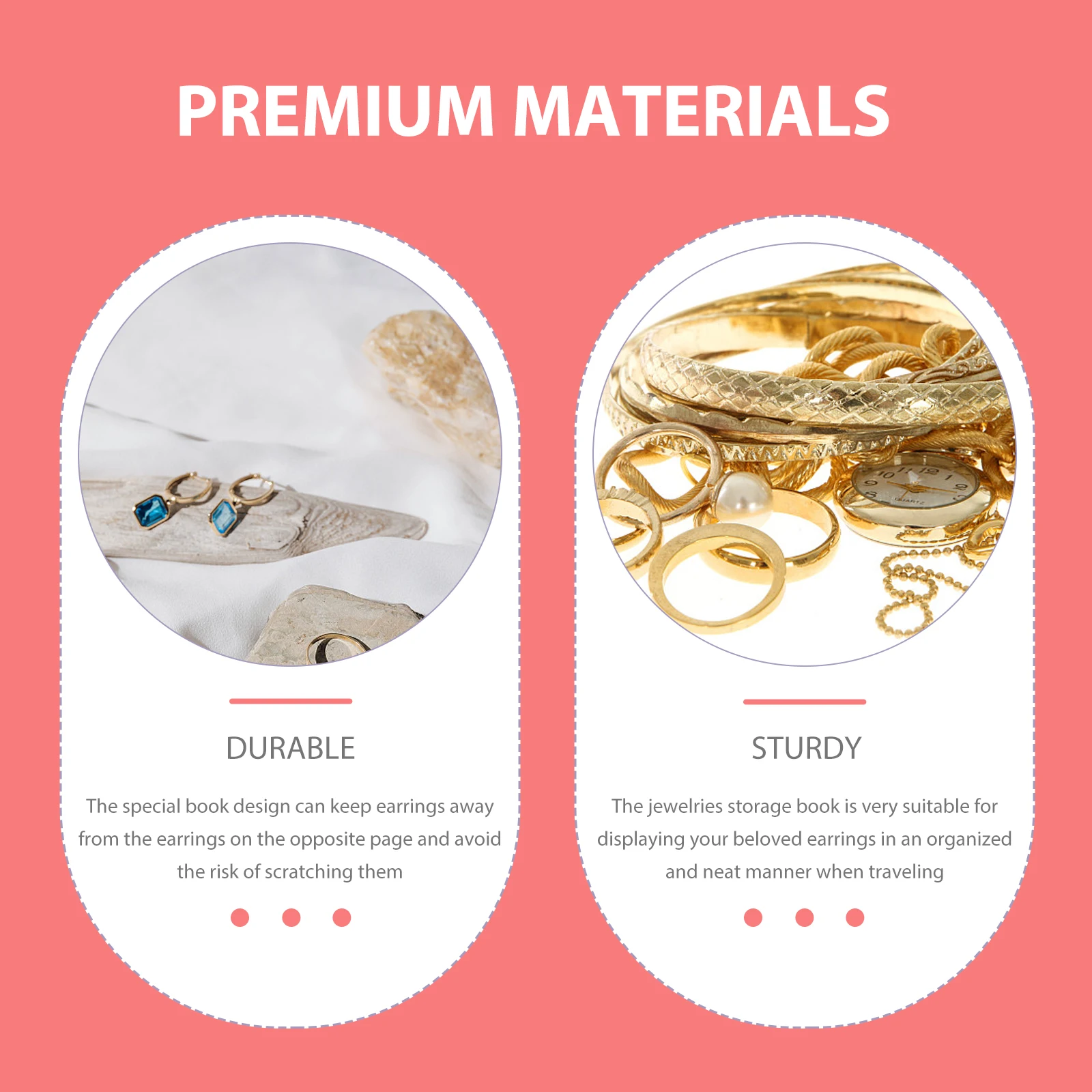 

PVC Jewelry Book 20 Clear Jewelry ganizer Book Pages Clear Earring ganizer Travel Case Zipper Bag for Ring Bracelet Anti