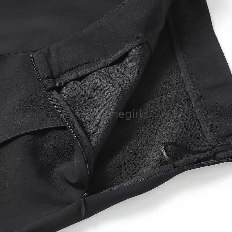 Donegirl-pantalones cortos plisados para mujer, faldas sencillas y versátiles, informales, elegantes, Primavera, 2024