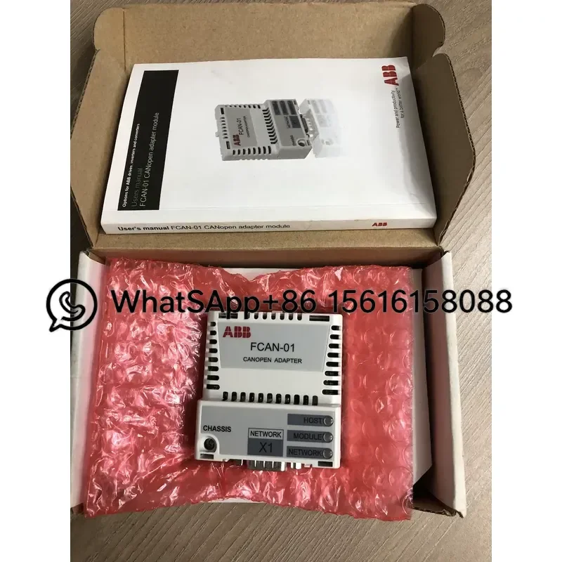 FCAN 01 Communication Module Bus Adapter for ABB ACS355 ACS880 Inverter Drive Control Panel Interface Original Replacement