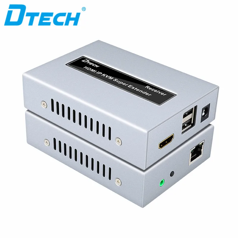 

3 шт. DTECH HDMI USB KVM-удлинитель через IP LAN Single Cat5e/6 до 120 м 390 футов с ИК-поддержкой USB-удлинитель мыши