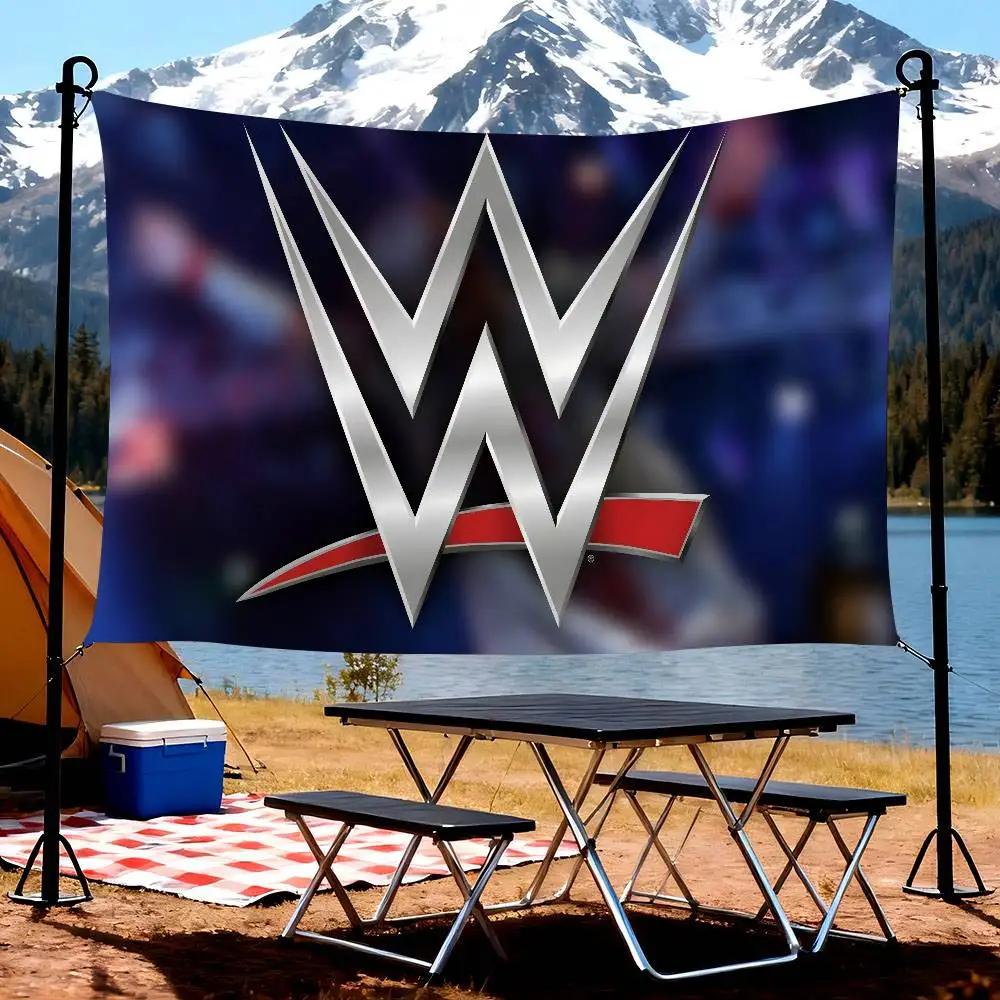 WWE المصارعة الكرتون العلم الجدار شنقا راية الديكور ديكور المنزل المنزلي