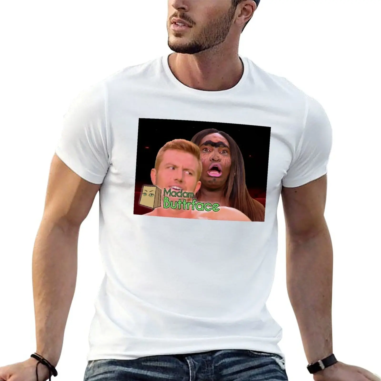 Asia O'Hara | Madam Butterface | RuPaul's Drag Race Season 10 T-Shirt man t shirt cotton T-Shirt