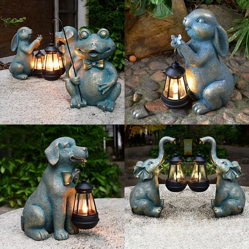 

Декоративные статуэтки животных 2026: креативные украшения для сада и ландшафта, изделия из смолы для двора, товары для садоводства