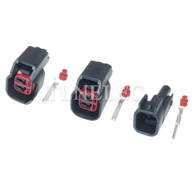 Male Female 2 Pin EV6 to EV1 7283-5967-30 Car Auto Waterproof Way Fuel Injector Nozzle Plug Methanol Connector For Chevrolet