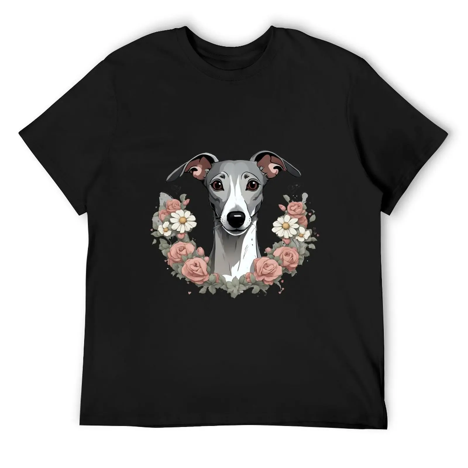 Adorable Whippet T-Shirt graphic t shirt vintage vintage t shirts sweat kawaii clothes slim fit t shirts for men