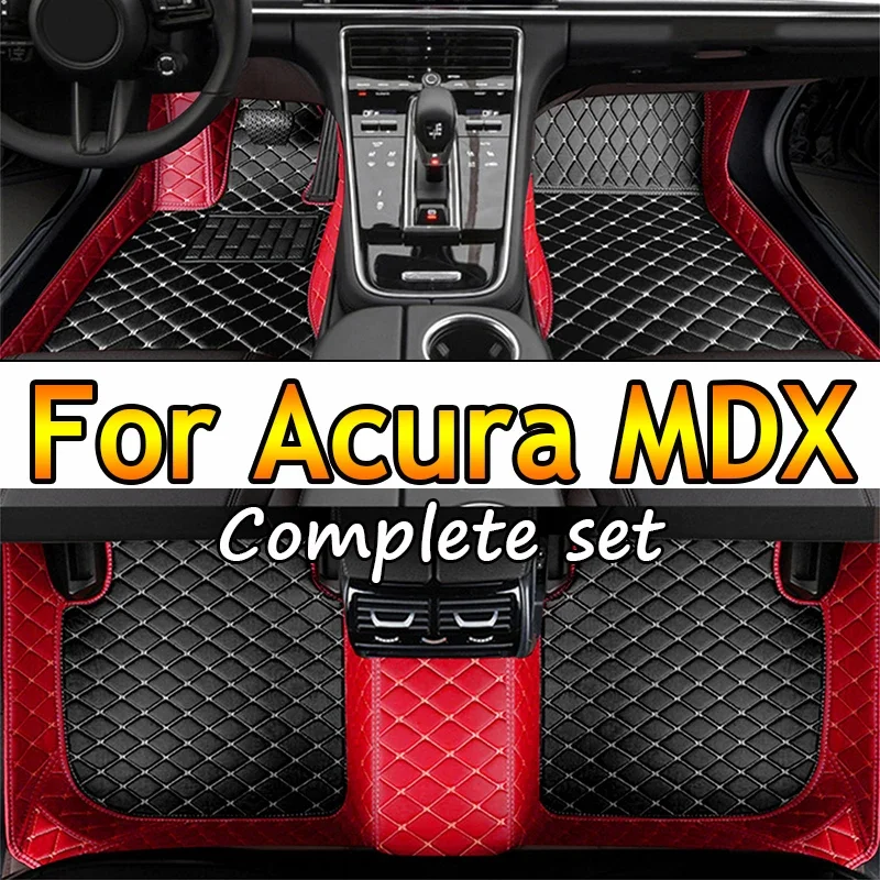 

Car Floor Mats For Acura MDX YD8 YD9 YE1 2022 2023 2024 7seat Anti-dirty Leather Carpets Floor Mat Tapis Voiture Car Accessories