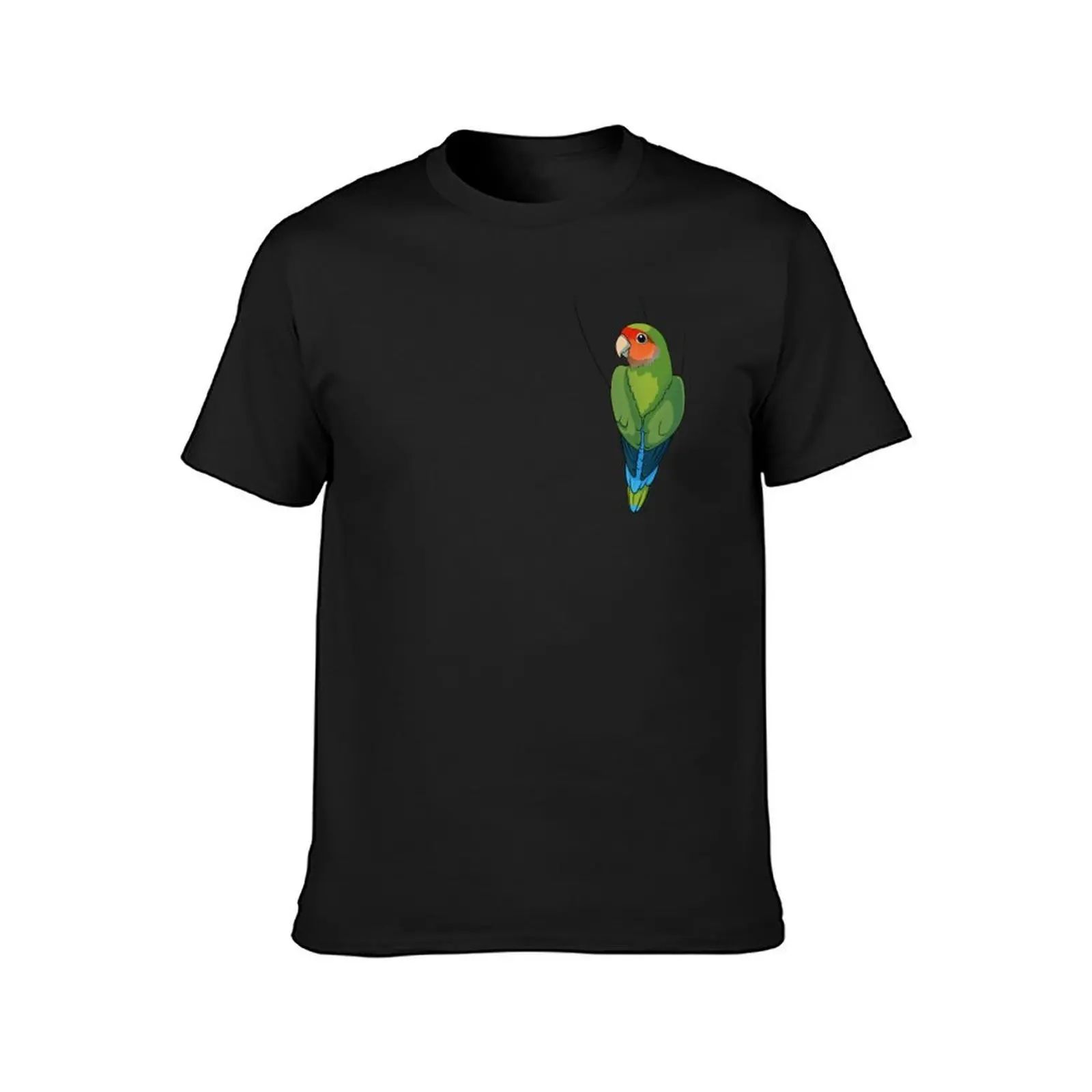 Peach-faced Lovebird T-Shirt plus size tops tops plus sizes summer tops slim fit t shirts for men