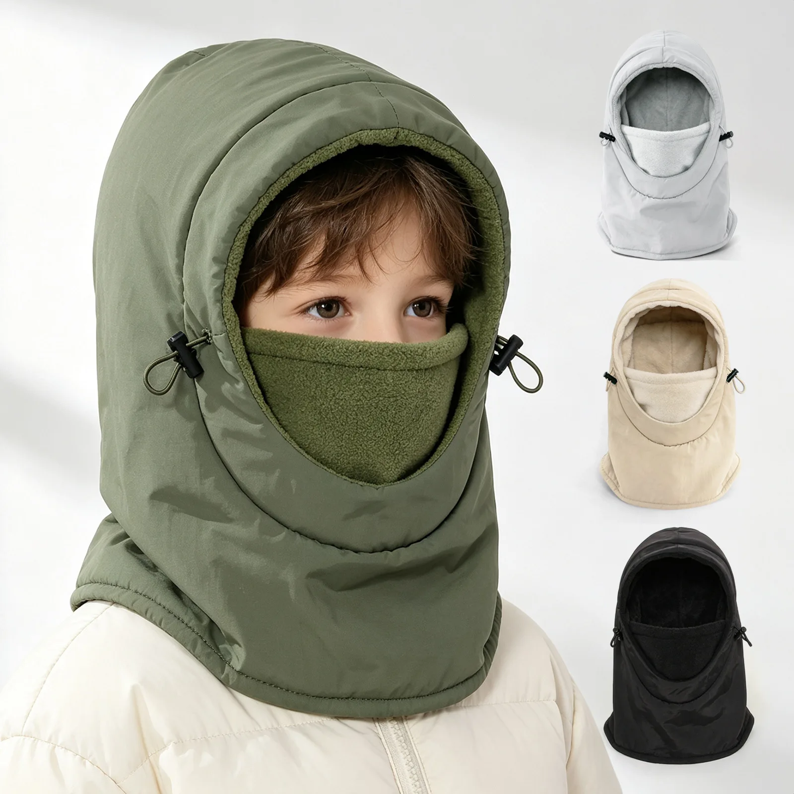 Kids Face Masque Windproof Flexible Cold Weather Winter Ski Face Masque for Sports Enthusiast Boys Girls Children Pupils Bike