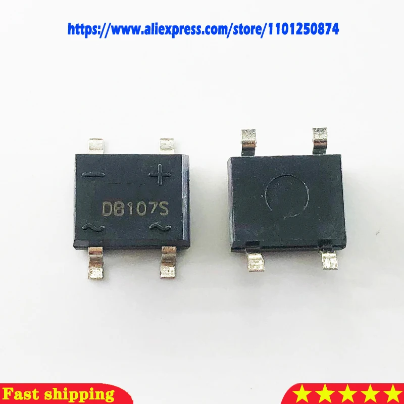 10PCS DB107S SOP-4 … - image