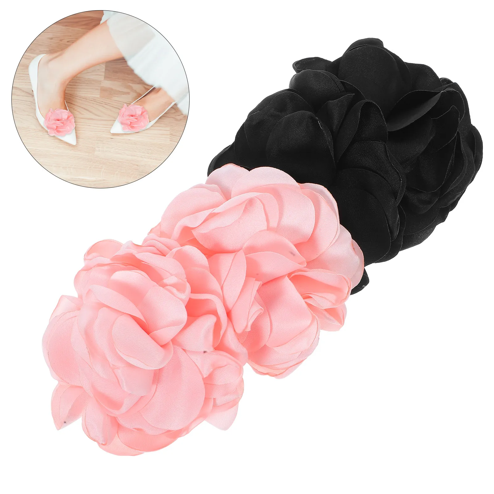 

Removable Shoe Clips For Women Flower Shoe Accessories Floral Decorations High Heels Flats Sandals Wedding Party