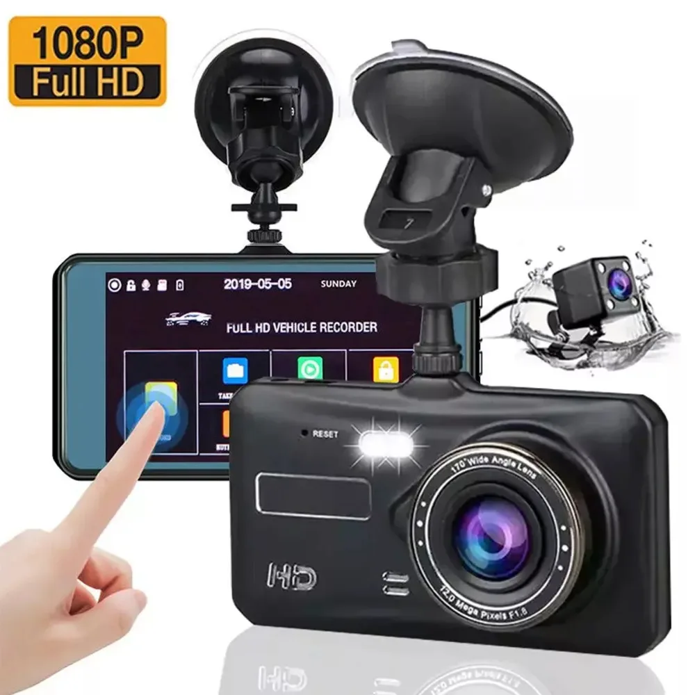 

Portable 4" In Car Camera Recorder Mini HD 1080P Dash Cam Night Vision Reversing Image DVR Camera