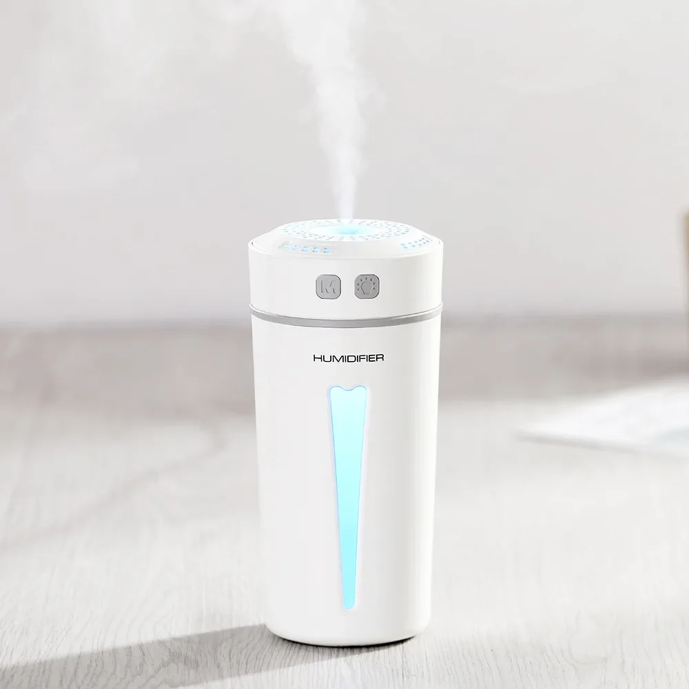 USB Essential Oil Diffuser Aroma Humidifier 260ML for Office Car Home Bedroom Study 7 Led Lights Air Purifier Mist Sprayer