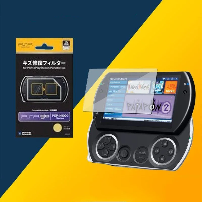 HD Soft Tempered Film for PSP GO Clear Screen Protector for Psp Go Full Coverage Protective Anti Scratch Front Film