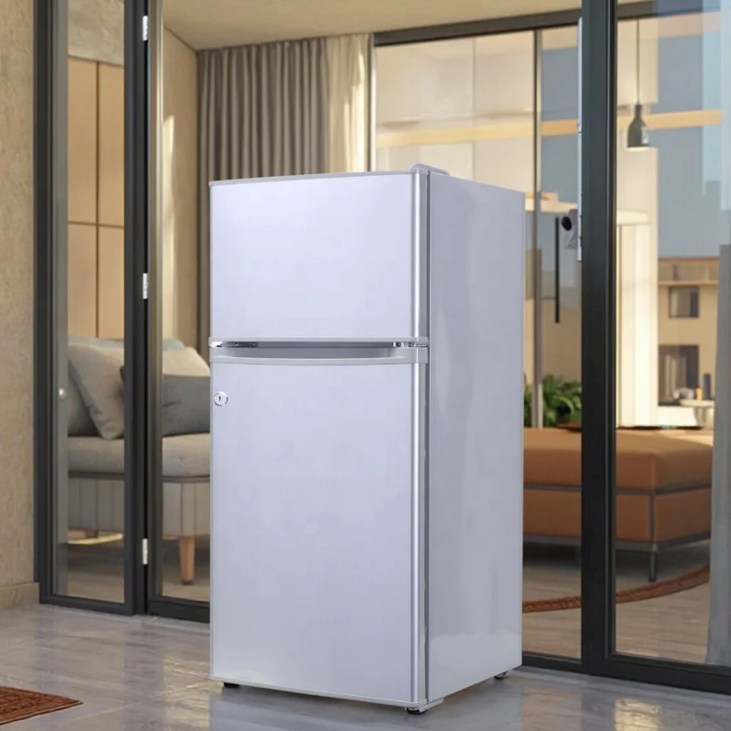 90L المحمولة الشمسية الكهربائية تيار مستمر الثلاجة 12 فولت/24 فولت بطارية ضاغط كفاءة في استخدام الطاقة فئة فندق/سيارة/RV المنزلية في الهواء الطلق