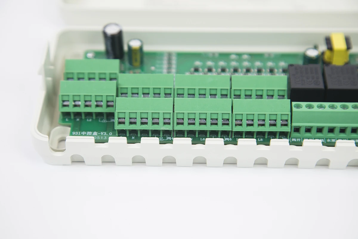 110V-250V 50/60Hz 10A Vloerverwarming Centrale Controller Ontvanger Bedraad Aansluiten 8 Sub-kamer Hub Controller