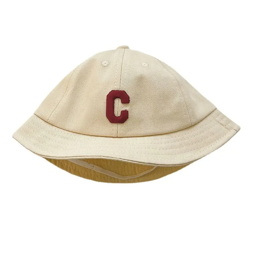 

Outdoor Cotton Baby Bucket Hat UV Protection Cartoon Panama Hat Breathable Cute Sun Cap Infant Girls Boys