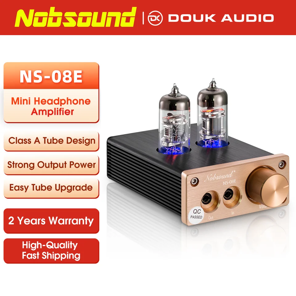 Nobsound ミニ 6J3 真空管アンプオーディオ高電流ハイファイステレオ