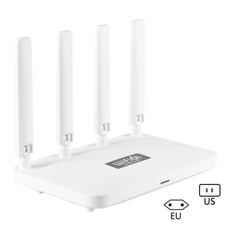 Expand Internet Coverage with Double Bands Router AX1800 WiFi6 Gigabits Router Dropship