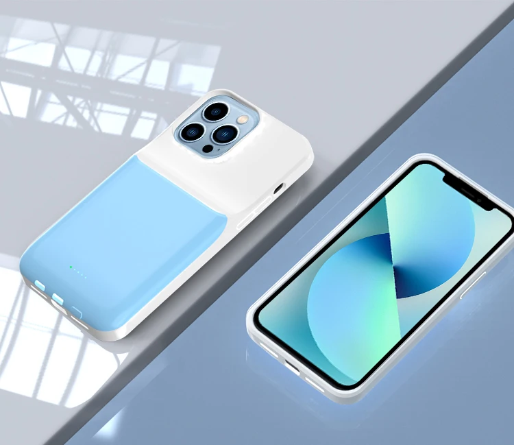 Ультратонкий магнитный чехол емкостью 30000 мАч для IPhone 13/13 Pro Max/13, мини-портативный внешний аккумулятор с тонким внешним резервным питанием