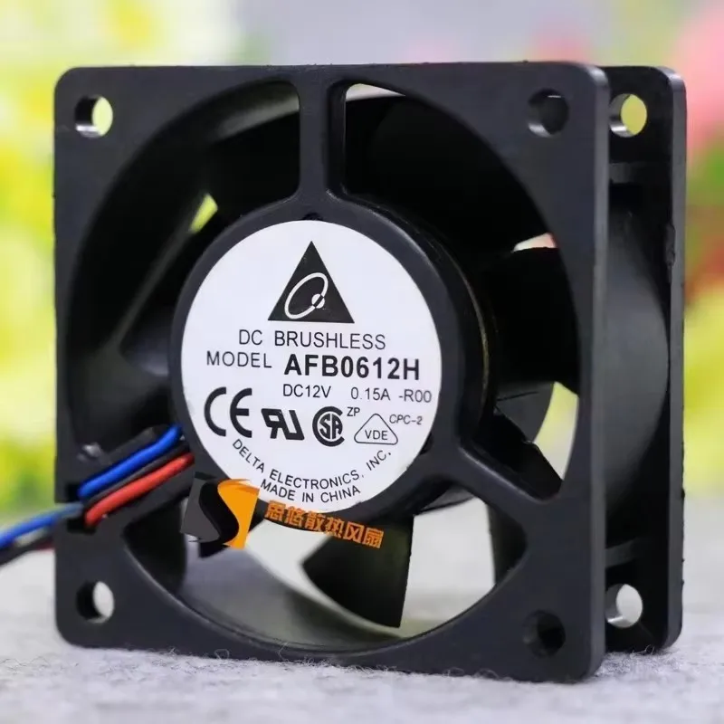Original 60 * 60 * 25MM 6CM 12V 0.15A AFB0612H  stall alarm box frequency converter Cooling fan