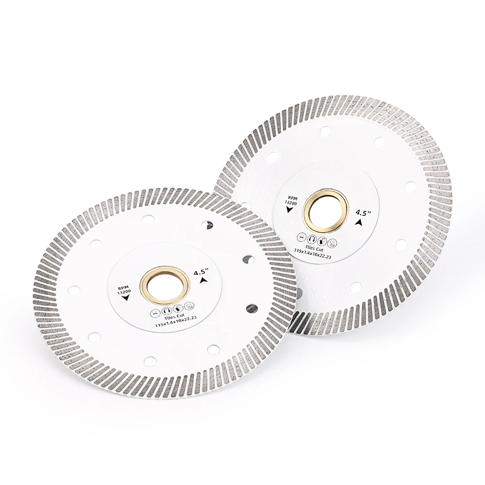 4,5 Zoll (115 mm) Superdünne Turbo-Diamantklinge für Fliesen, Porzellan, Granit und Marmor.