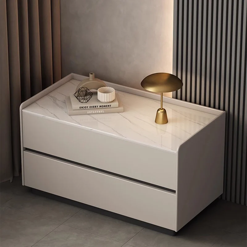 거실 현대 침대 옆 테이블 럭셔리 서랍 나무 캐비닛 Nightstand 독특한 간단한 장식 Mesitas De Noche 호텔 가구