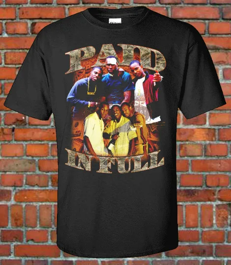 

Paid In Full 90s Style Bootleg Rap Harlem NYC Rapper Money Mitch Ace Boogie Rico