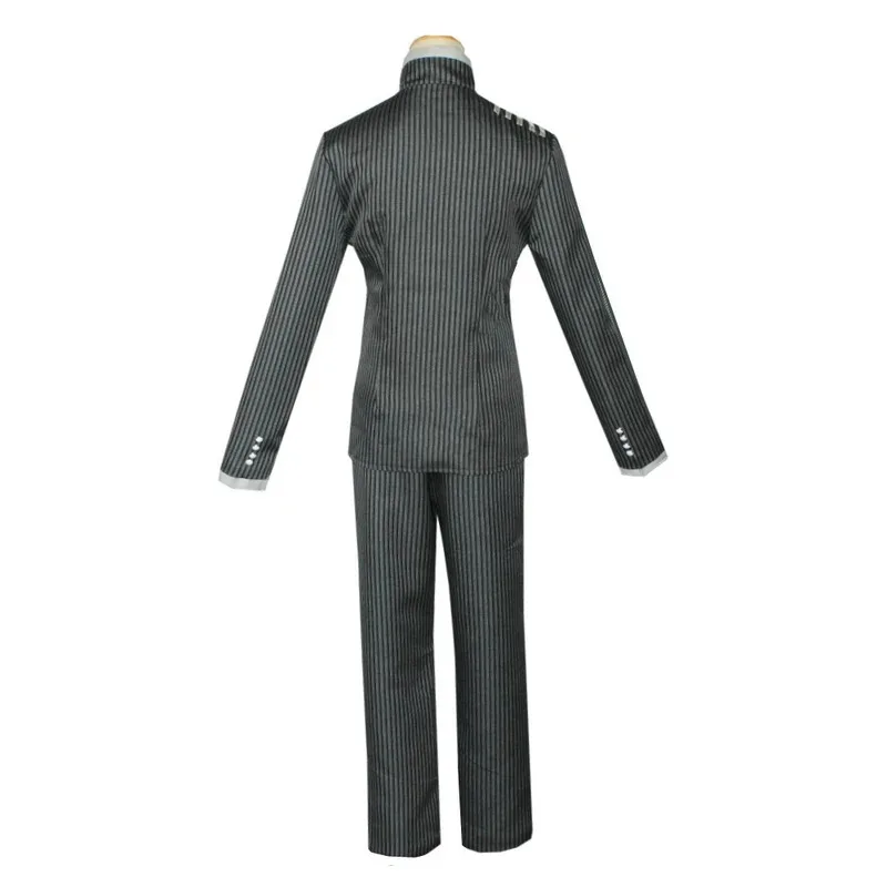 CyGame Danganronpa V3: Killing Harmony Saihara Shuichi, disfraz de Cosplay, peluca, sombrero, uniforme de Detective de Anime, disfraz de Halloween para hombres y mujeres