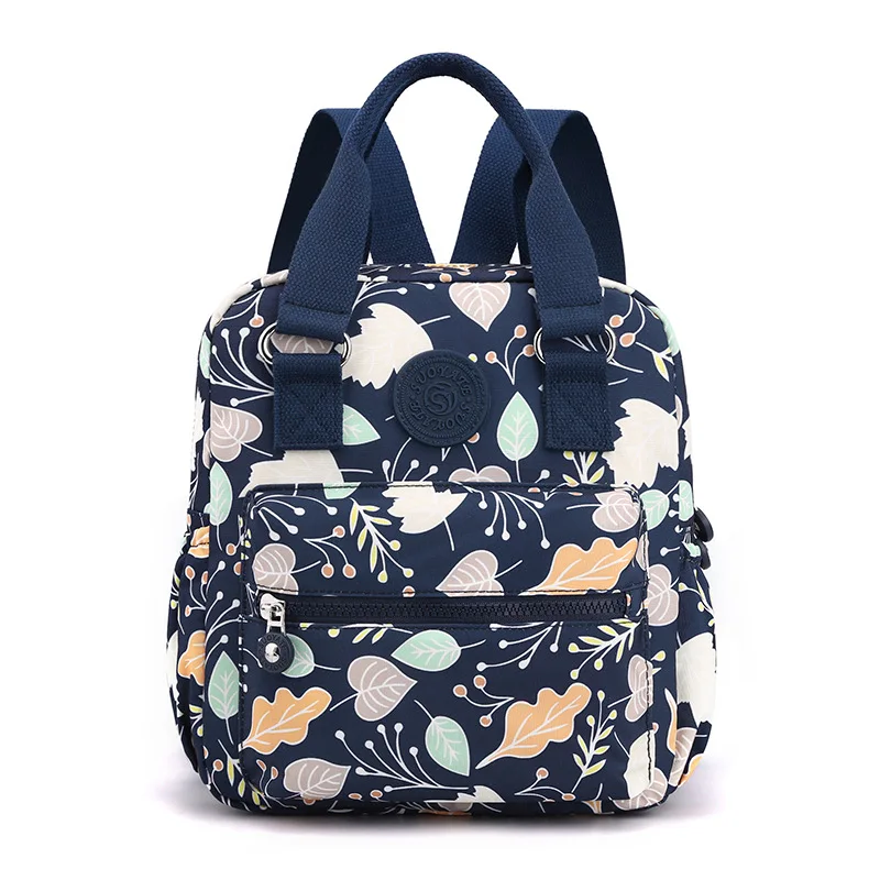 Modischer Damen-Rucksack mit Blumenmuster, hochwertiger, wasserdichter Stoff, Einkaufsrucksack, hübscher Stil, Tagesrucksack für Mädchen