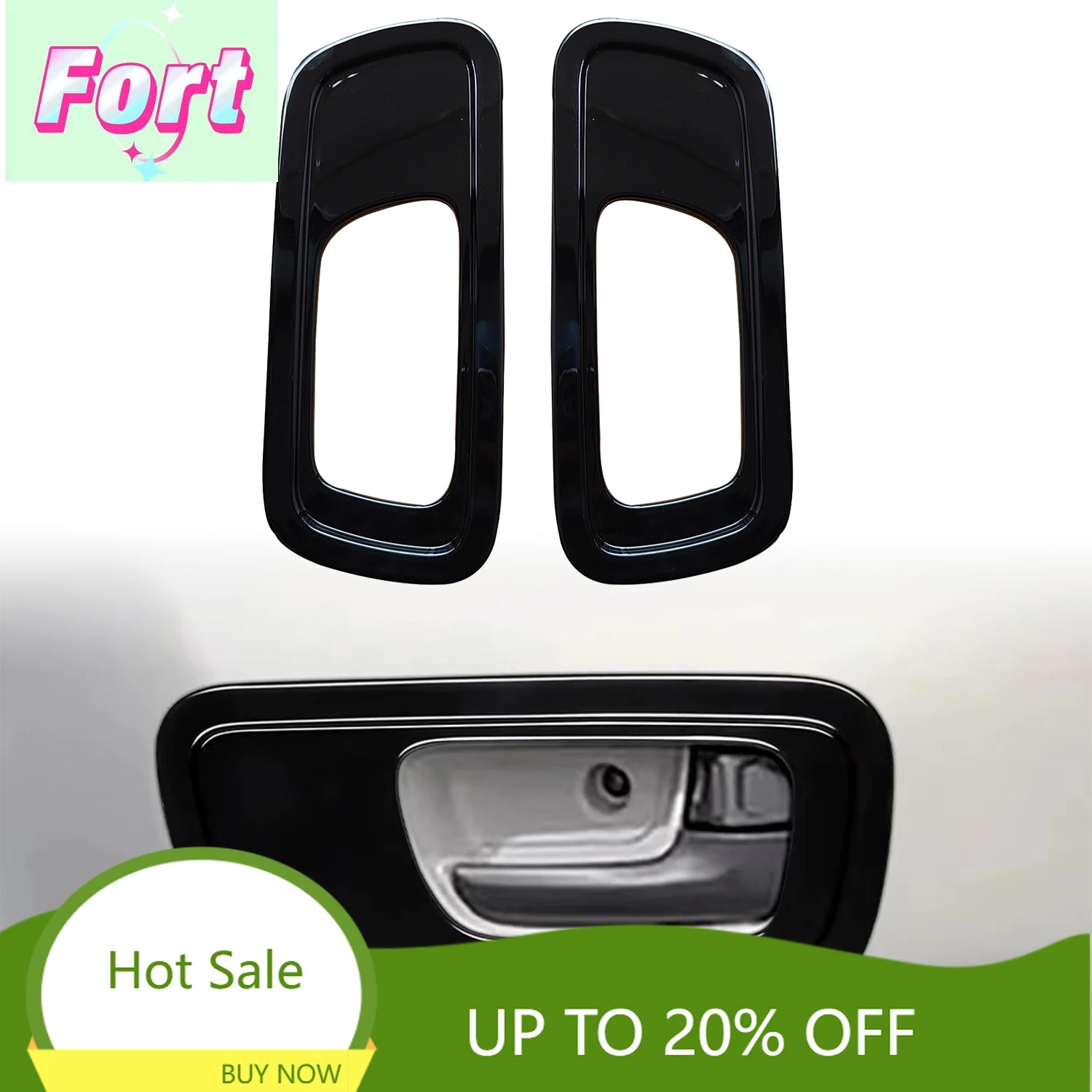 New For Honda N-BOX 2024 2025 Car Interior Accessories Door Handles Cover Trim 2pcs (Only For Low--Equipped Version)