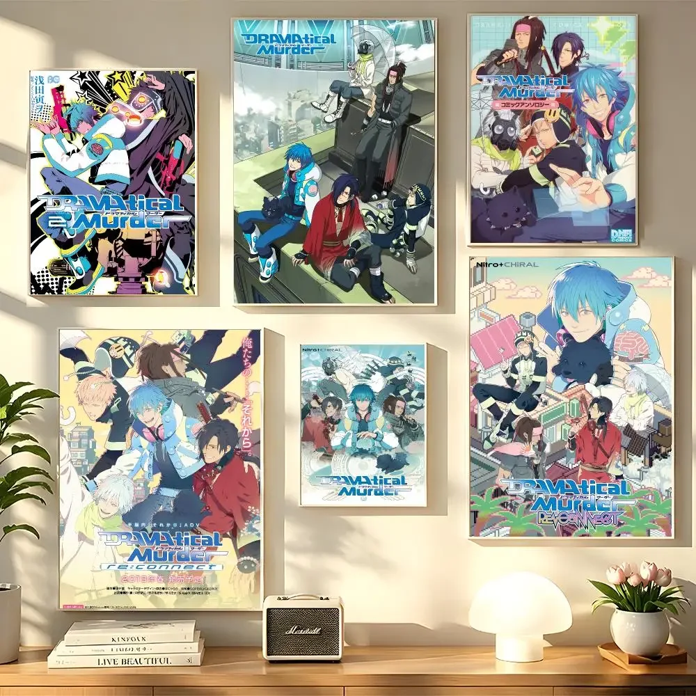 D-DRAMAtical MurderS Painting Calligraphy Wall Art HD Canvas Oil Painting Posters Prints Home Bedroom  Decor Gift