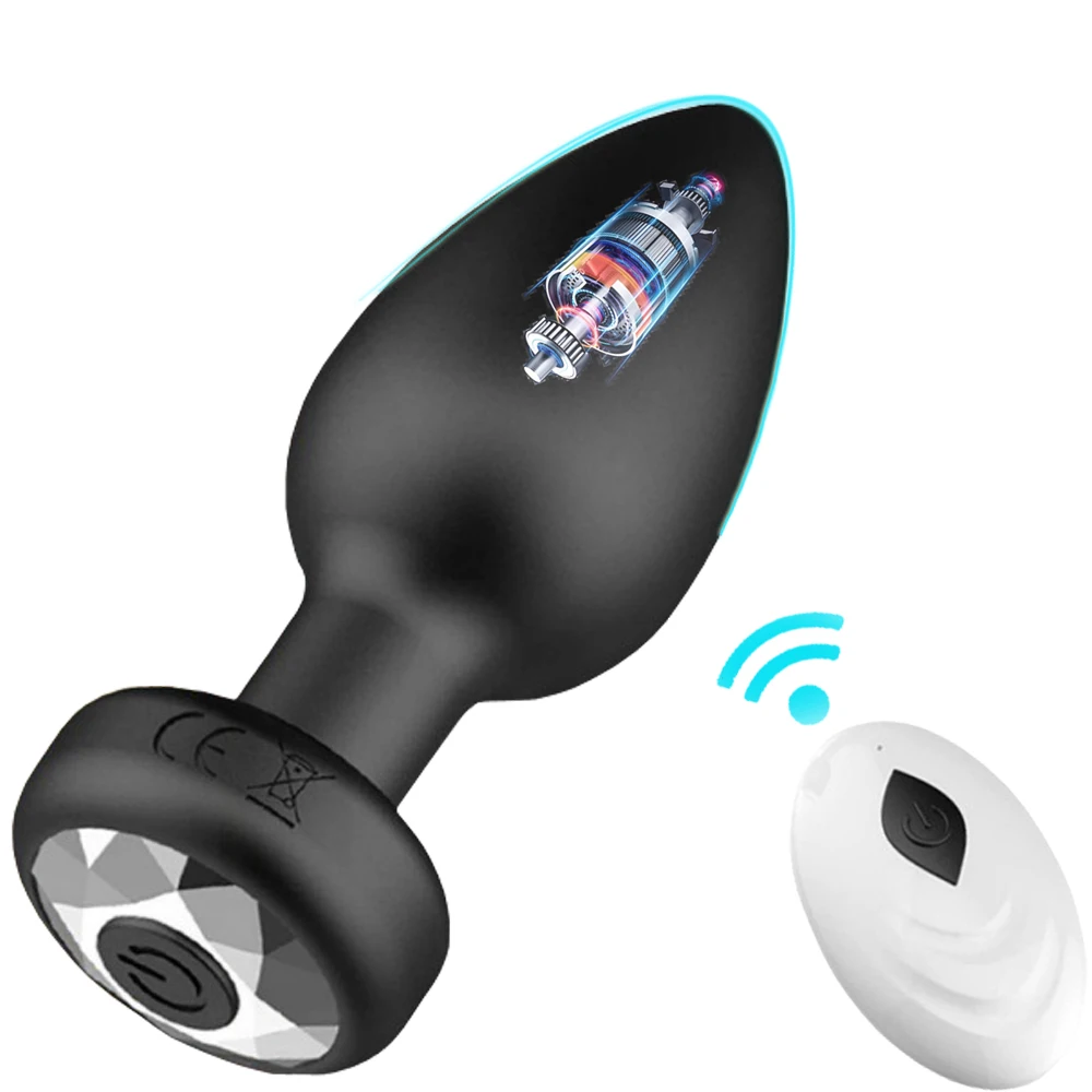 Anal Plug Vibrator 10 Geschwindigkeiten Butt Plug Prostata Vibrierender Massagegerät APP Fernbedienung Weiblicher Masturbator Sexspielzeug für Frauen Männer