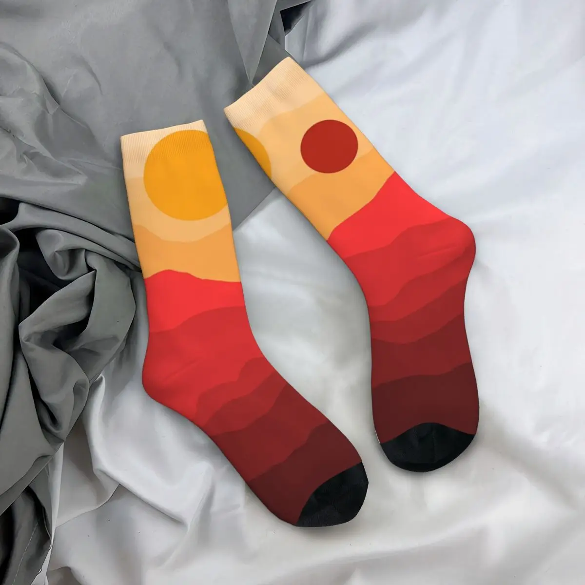 

Всесезонные чулки для экипажа, носки с татуировкой, длинные носки в стиле хип-хоп, аксессуары для мужчин и женщин, подарки