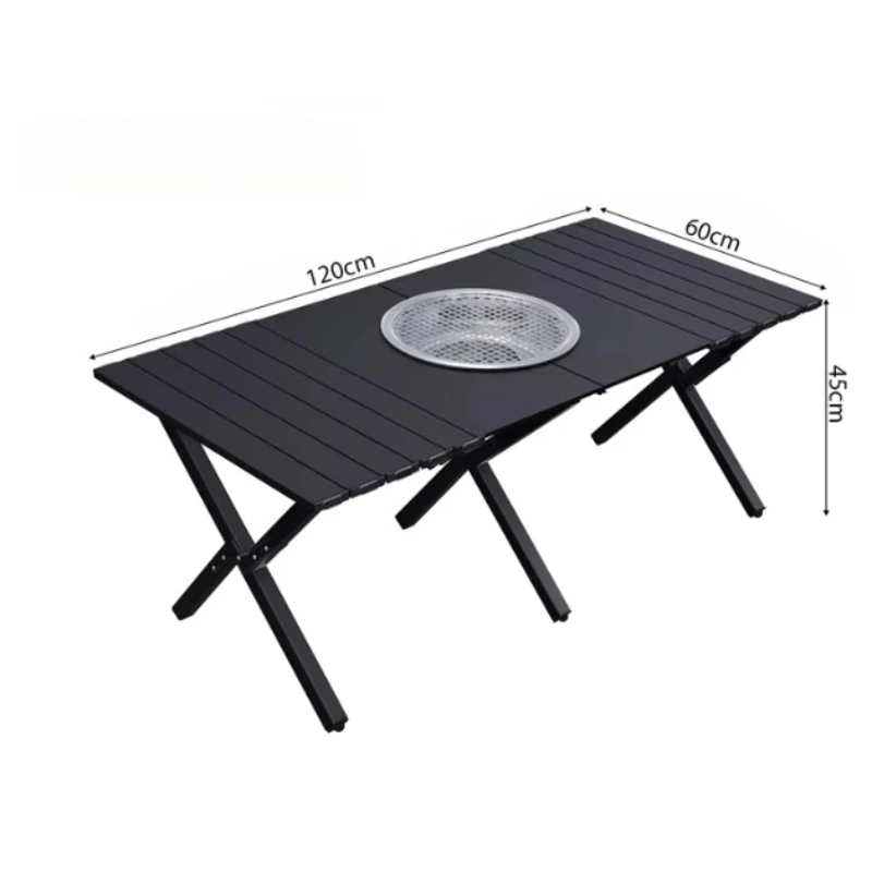 Seating Festival Camp Table Backyard Gadgets Modern Extensible Foldable Table Barbecue Grill Meble Ogrodowe Gardens Furniture