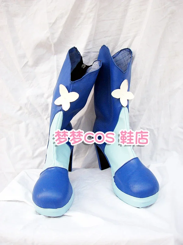 

HappinessCharge PreCure!/Pretty Cure! Cure Aqua Anime Characters Shoe Cosplay Shoes Boots Party Costume Prop